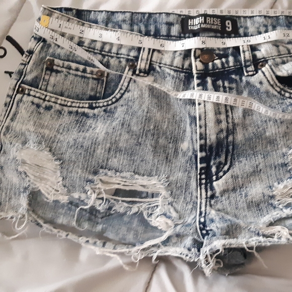 Short jeans, High Rise Taille Montante. 9 size - Picture 7 of 8